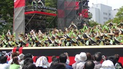 stage dance of Sapporo Yosakoi  Soran Festival