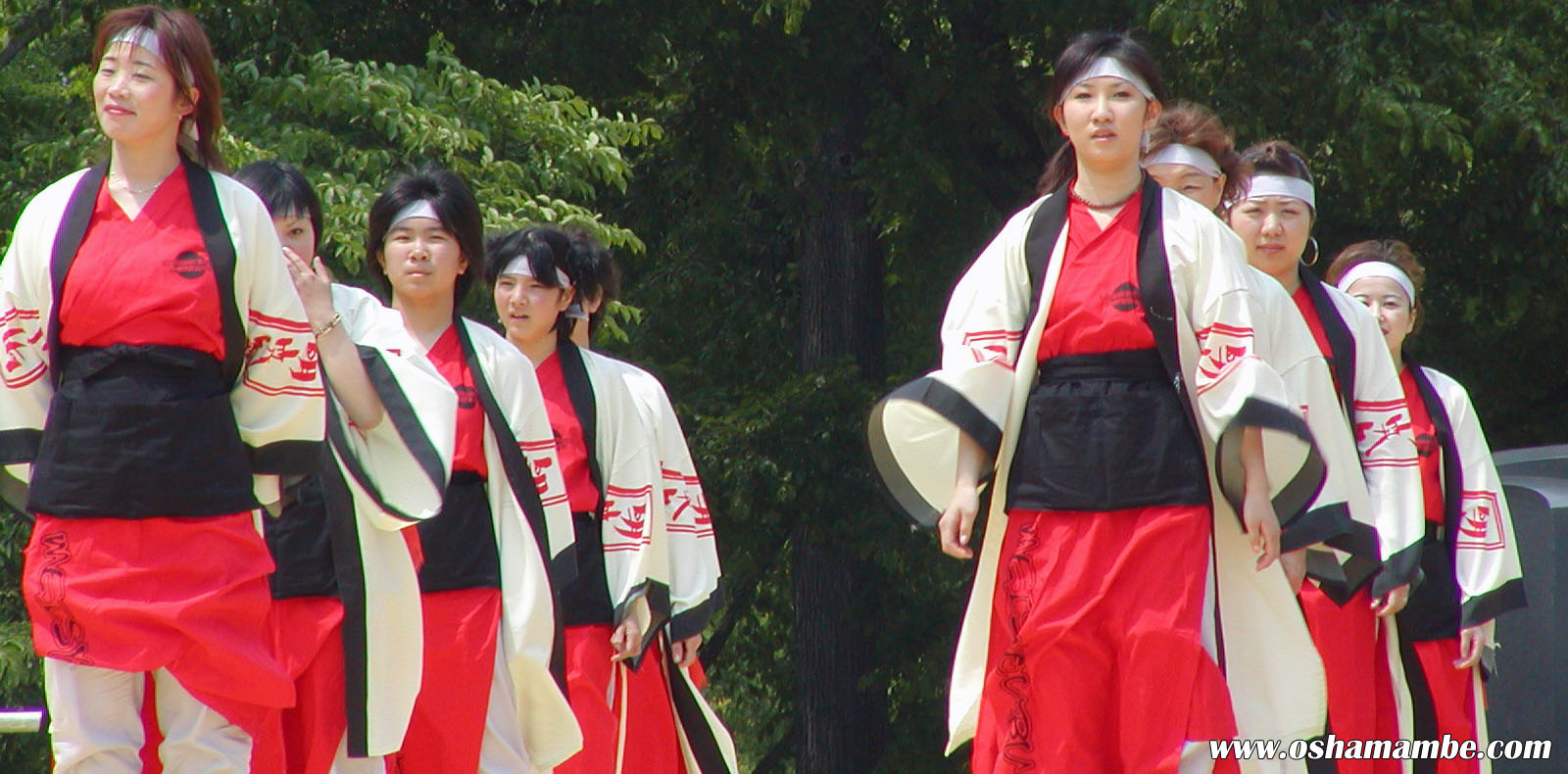 stage dance of Yosakoi Soran Festival: Sapporo, Hokkaido, Japan 