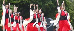 stage dance of Sapporo Yosakoi  Soran Festival