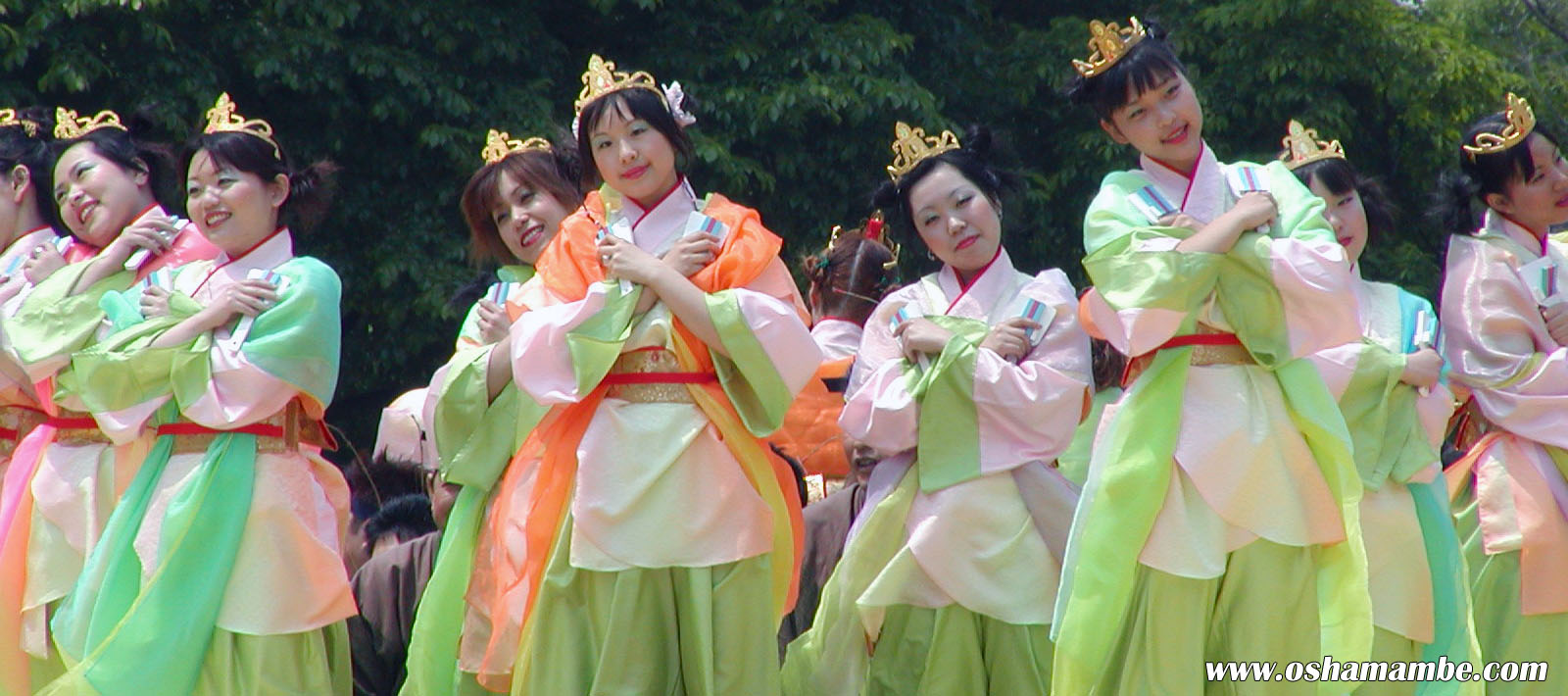 stage dance of Yosakoi Soran Festival: Sapporo, Hokkaido, Japan 