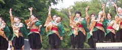 stage dance of Sapporo Yosakoi  Soran Festival