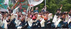 stage dance of Sapporo Yosakoi  Soran Festival