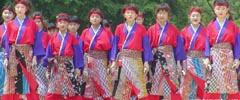 stage dance of Sapporo Yosakoi  Soran Festival