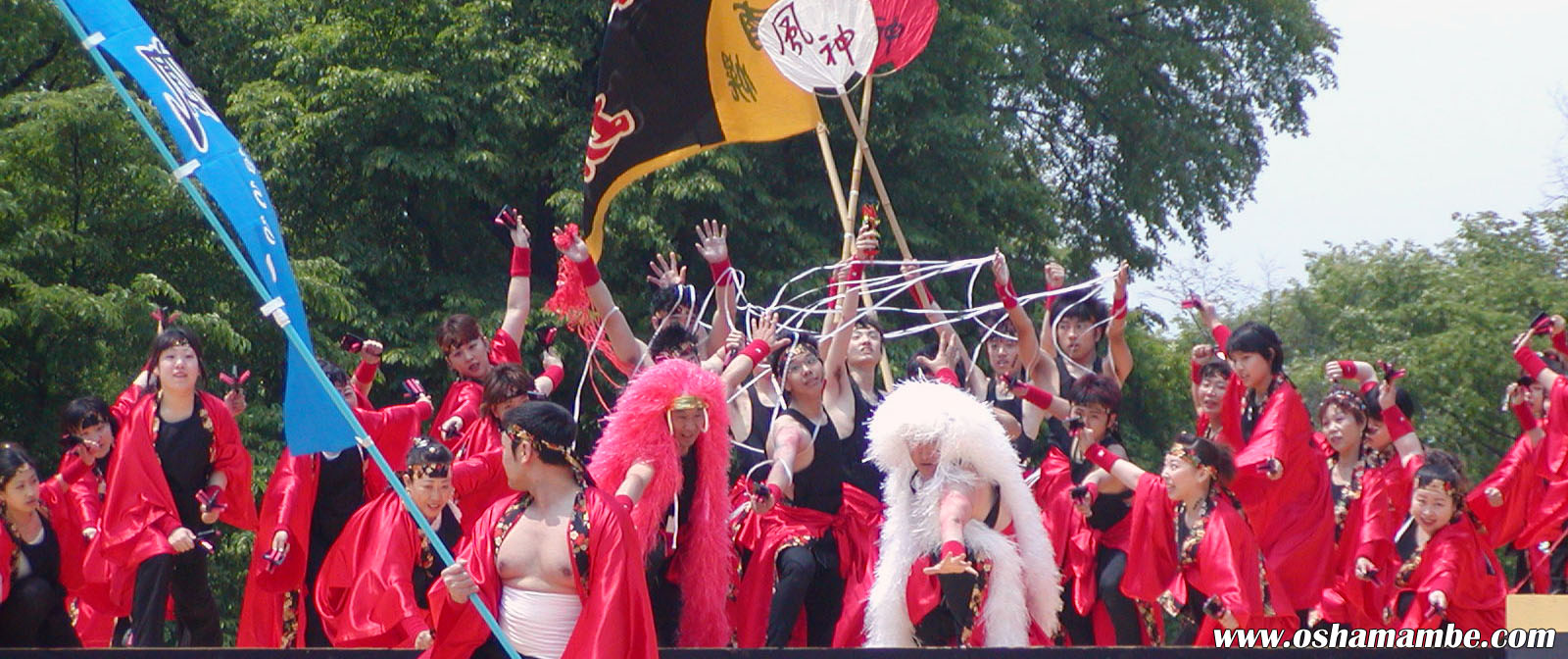 stage dance of Yosakoi Soran Festival: Sapporo, Hokkaido, Japan 