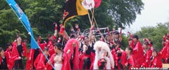 stage dance of Sapporo Yosakoi  Soran Festival