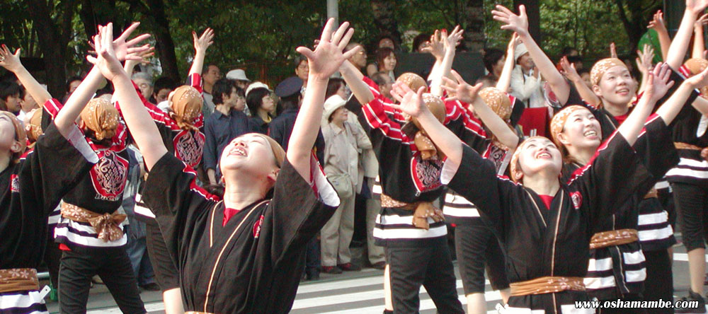 parade of Yosakoi Soran Festival: Sapporo, Hokkaido, Japan 