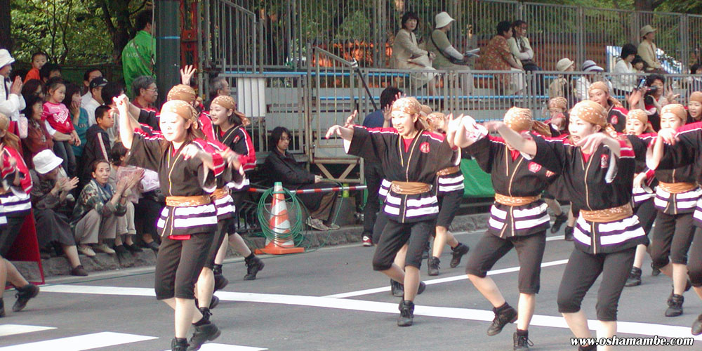 parade of Yosakoi Soran Festival: Sapporo, Hokkaido, Japan 