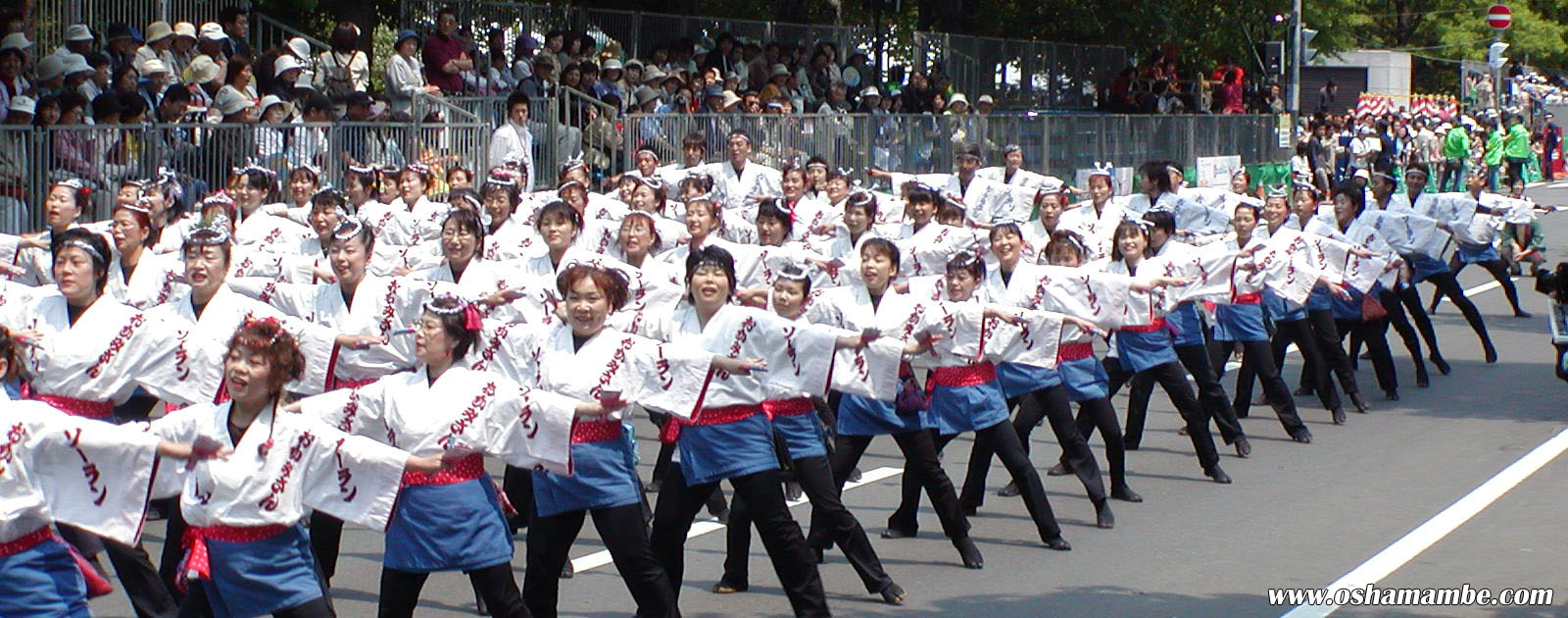 parade of Yosakoi Soran Festival: Sapporo, Hokkaido, Japan 