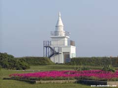 北海道江差町かもめ島の灯台