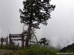 上高地の安房峠